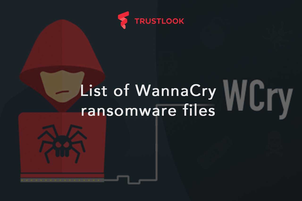 List of WannaCry ransomware files used in widespread attacks